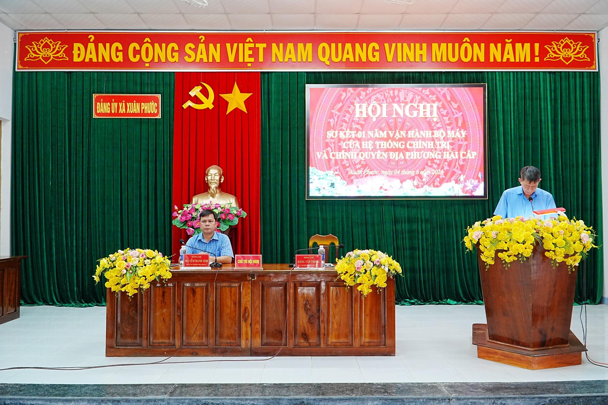 Xuân Phước sơ kết 01 năm thực chính quyền địa phương 02 cấp