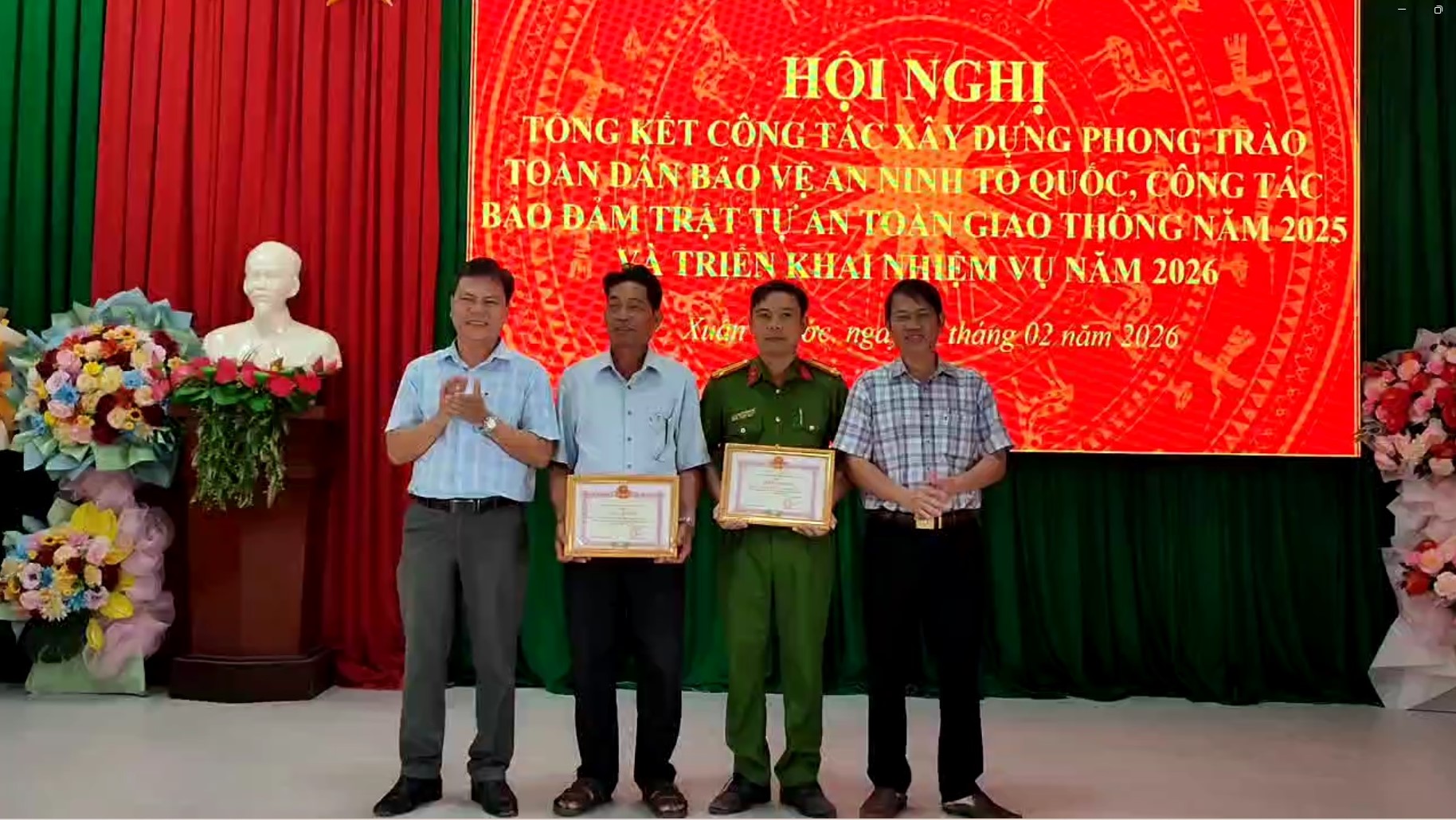 Xuân Phước tổ chức Hội nghị tổng kết công tác xây dựng phong trào toàn dân bảo vệ an ninh Tổ quốc và công tác đảm bảo trật tự an toàn giao thông năm 2025