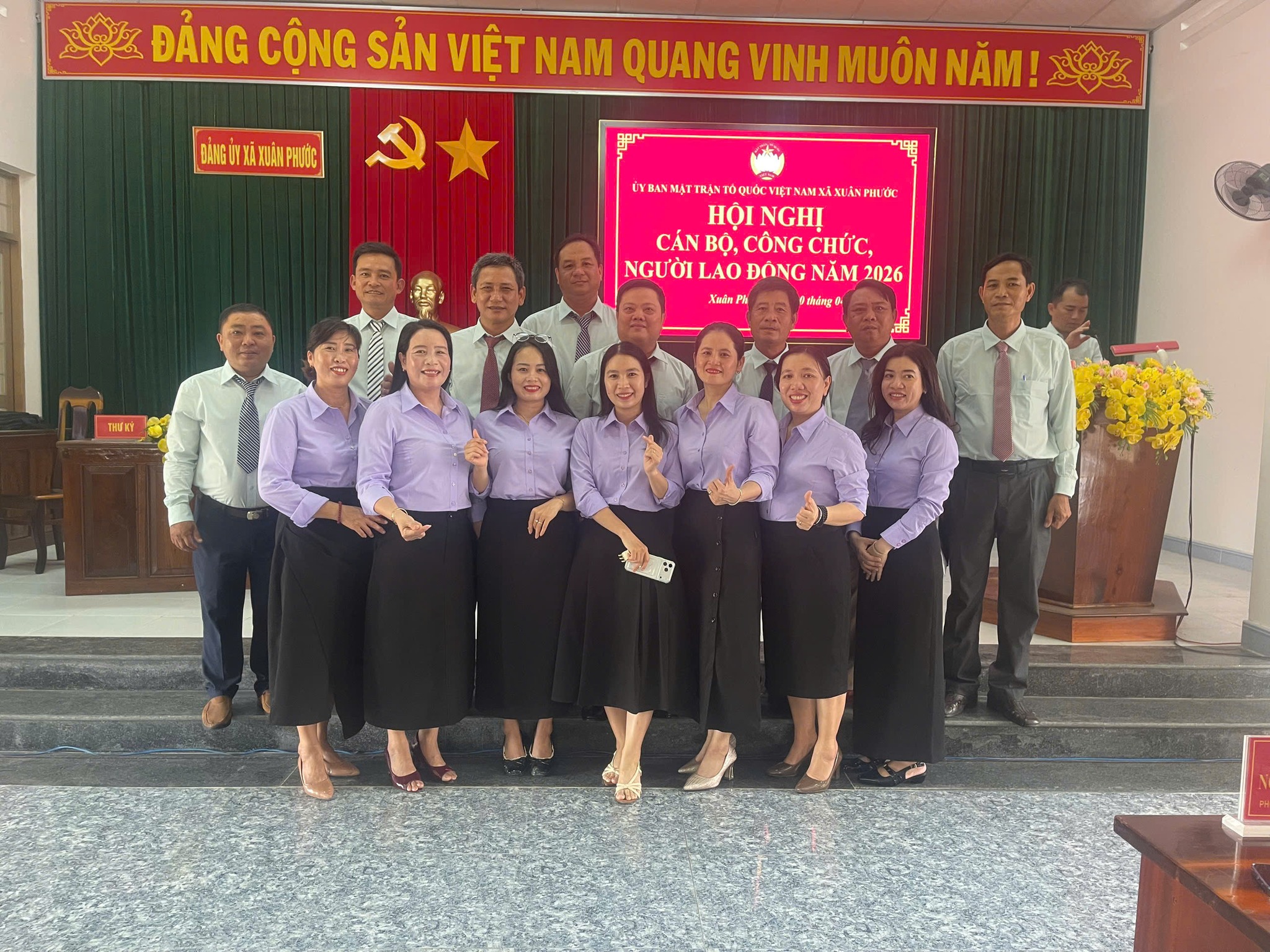 Hội nghị Cán bộ, công chức, người lao động cơ quan UB MTTQ Việt Nam xã Xuân Phước