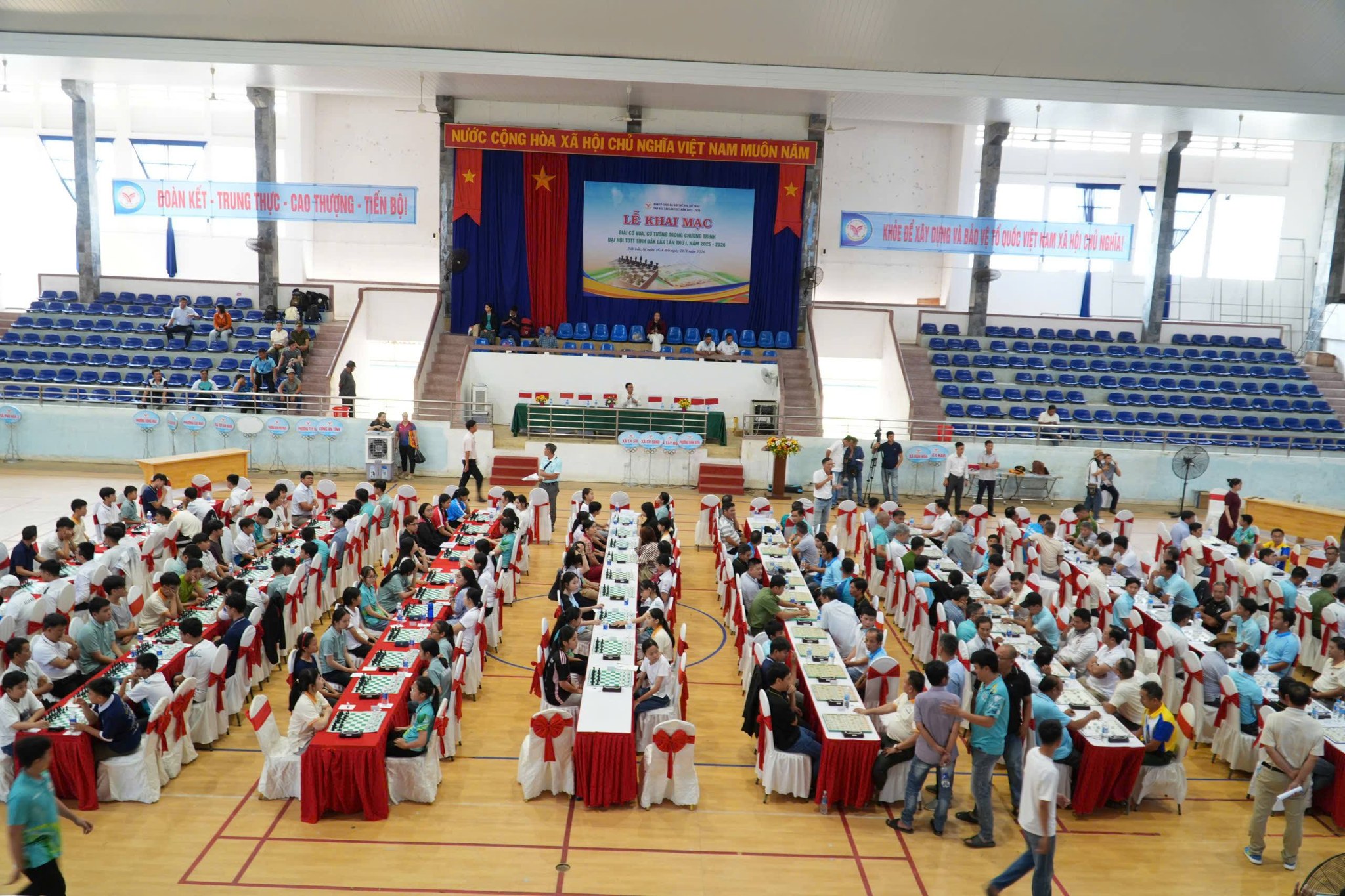 13 Vận động viên xã Xuân Phước tham gia thi đấu môn Cờ vua, Cờ tướng Đại hội TDTT tỉnh Đắk Lắk lần thứ I