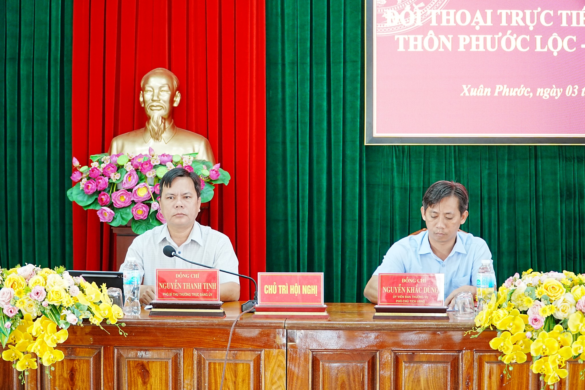 Xuân Phước tổ chức hội nghị đối thoại trực tiếp với nhân dân