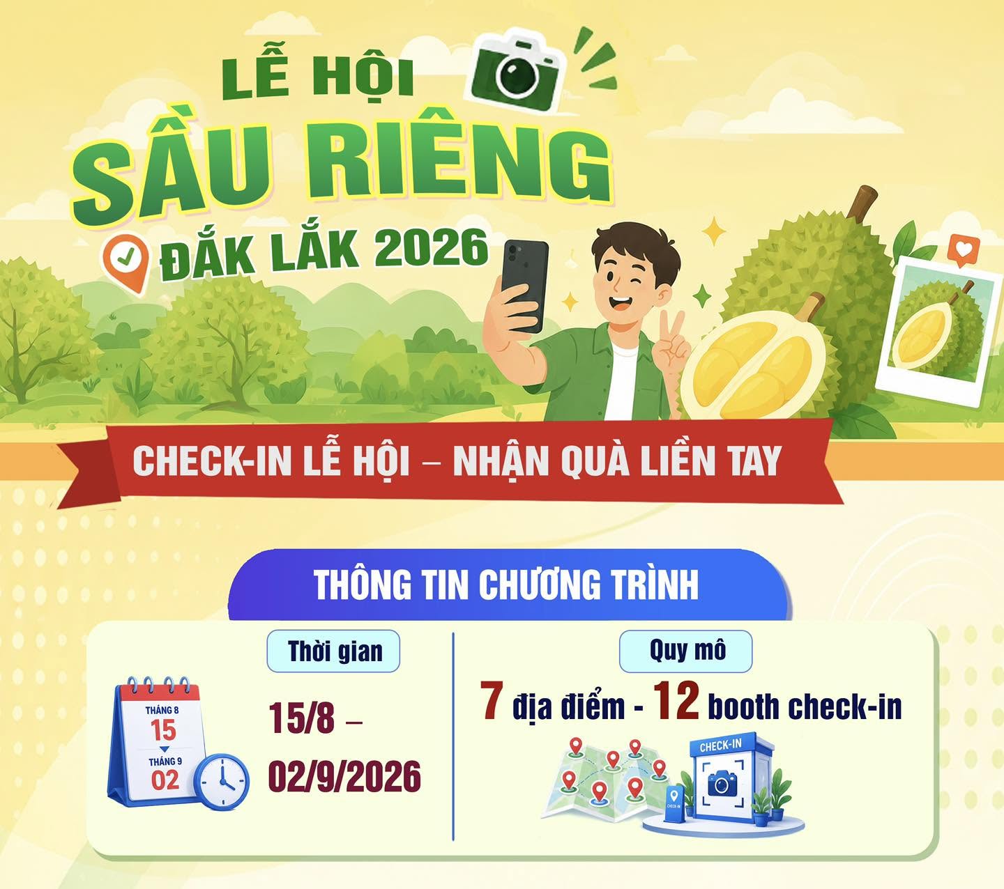 🎬 Trailer Lễ hội Sầu riêng Đắk Lắk năm 2026 Hẹn gặp bạn tại Đắk Lắk để cùng khám phá và trải nghiệm những hoạt động đặc sắc của Lễ hội!