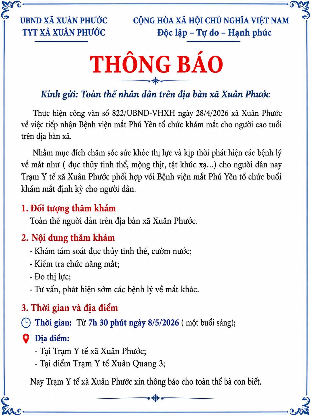 Khám mắt người cao tuổi📢