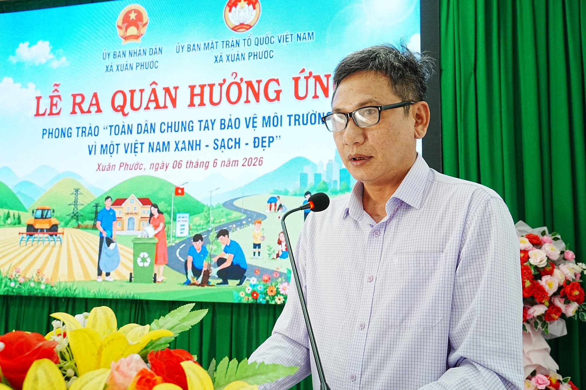 XUÂN PHƯỚC PHÁT ĐỘNG PHONG TRÀO “TOÀN DÂN CHUNG TAY BẢO VỆ MÔI TRƯỜNG, VÌ MỘT VIỆT NAM XANH - SẠCH - ĐẸP”