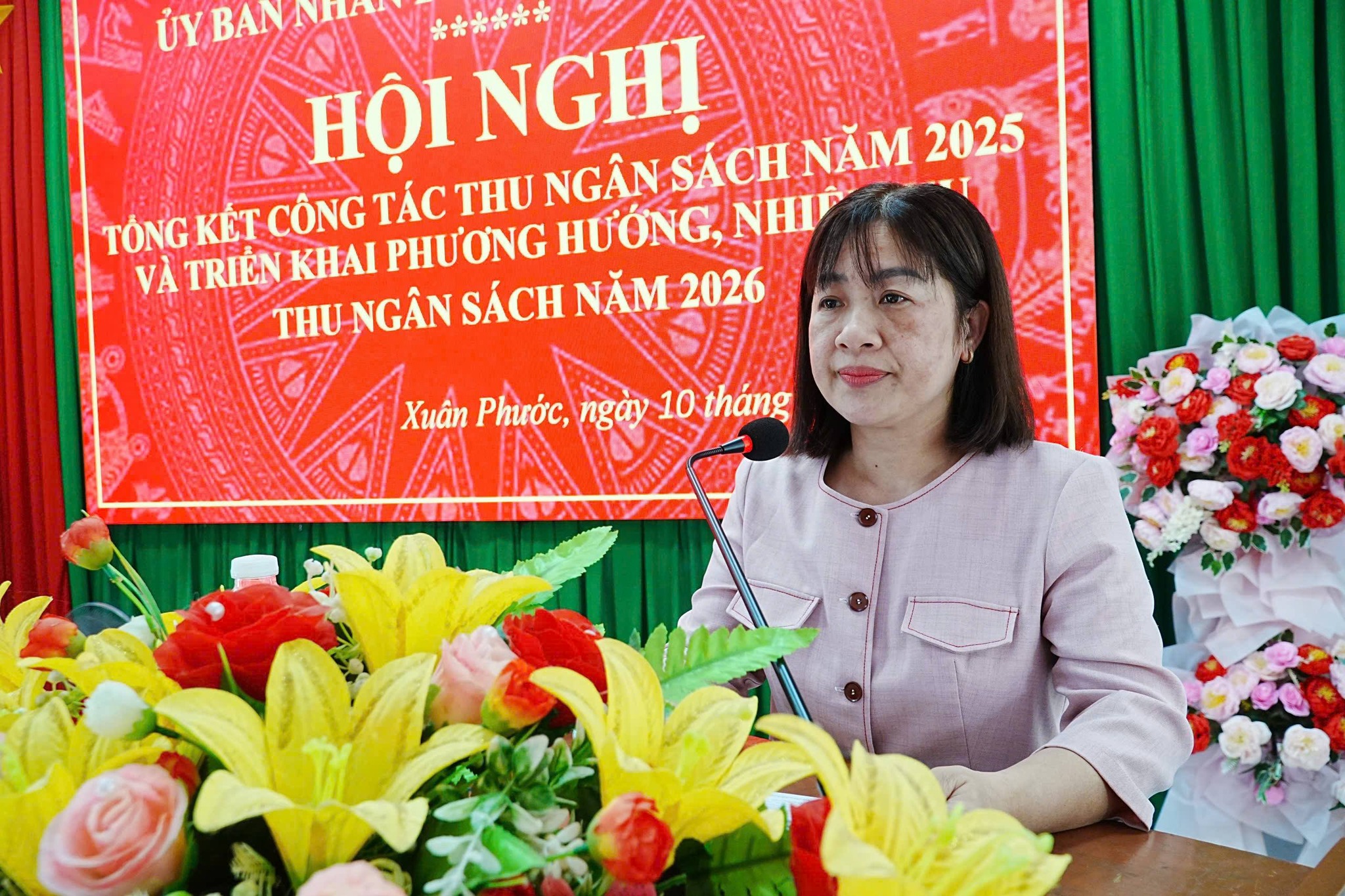 Xuân Phước tổng kết công tác thu ngân sách nhà nước năm 2025