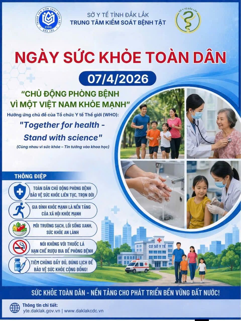 Ngày 7/4 hằng năm là Ngày Sức khoẻ toàn dân