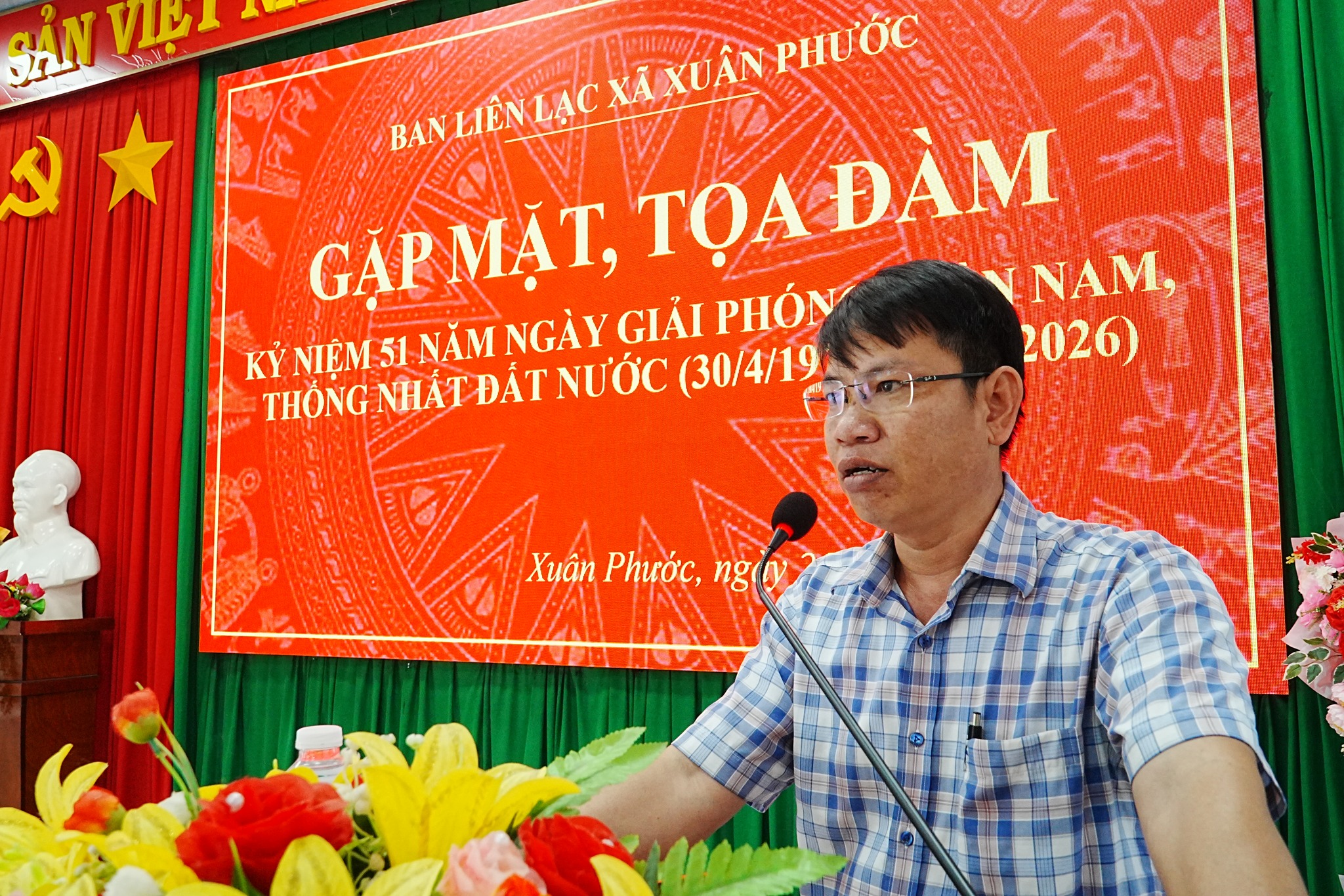 Ban liên lạc xã Xuân Phước tổ chức gặp mặt, tọa đàm kỷ niệm 51 năm Ngày Giải phóng miền Nam thống nhất đất nước