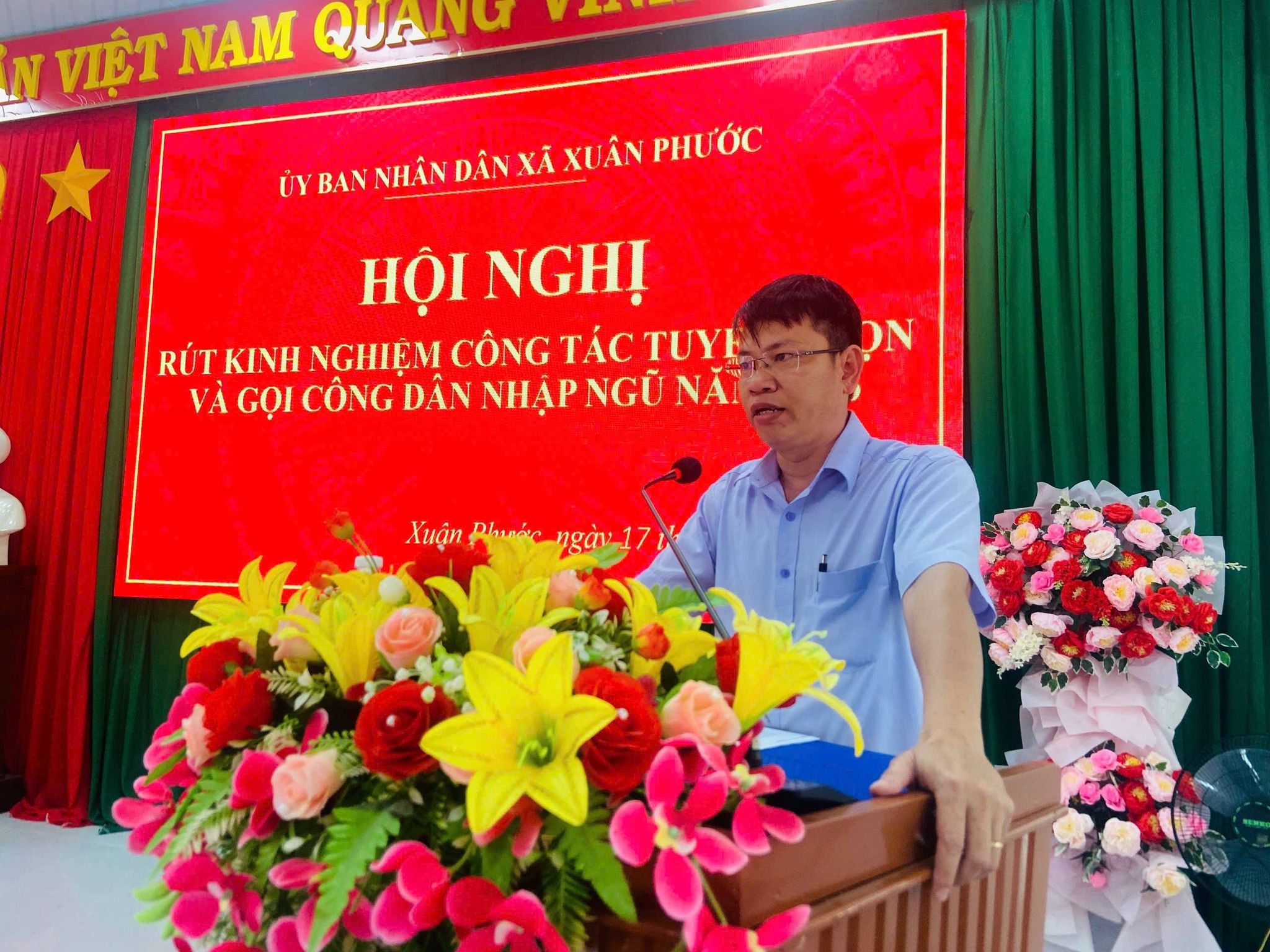 Xuân Phước tổng kết công tác tuyển quân năm 2026