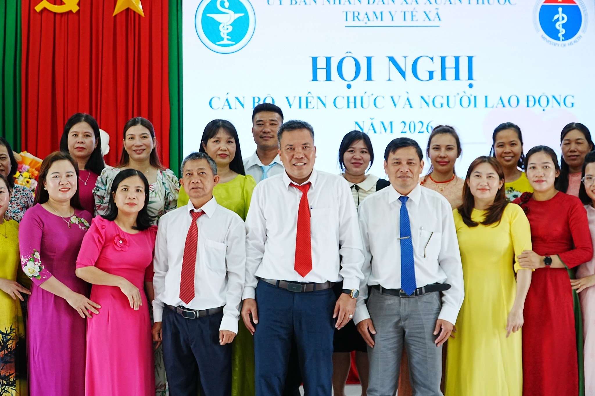 Hội nghị viên chức, người lao động Trạm Y tế xã Xuân